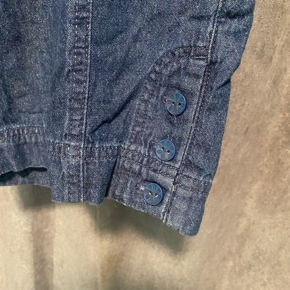 Relaxed Fit “Denim Style” Elastic Waistband Capri Petite XXL - Picture 3 of 7